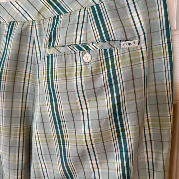 Plaid Green and Blue Pants - Picture 5 of 6